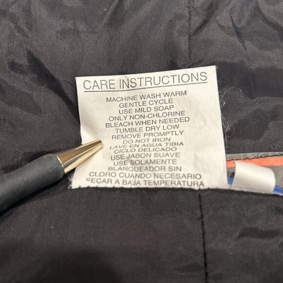 VTG Swiss Alps Outdoor Line Rugged Wear Black Ski Bib Pants Size L Waist 36 Goth - Picture 14 of 14